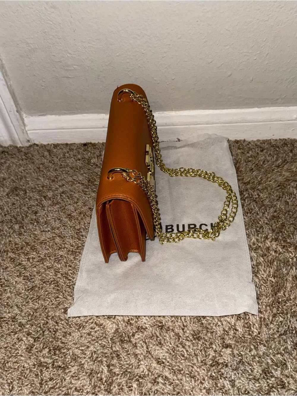 Tory Burch Kira Convertible Shoulder Bag in Cognac